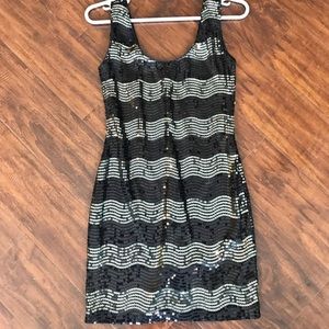 Sequin mini dress party cocktail LBD